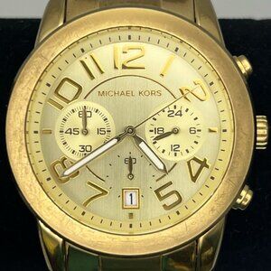 Michael Kors Unisex  Chronograph Mercer Gold MK5726 Watch Extra Links &  Working